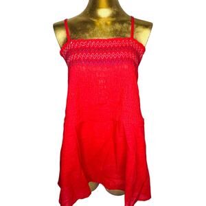 Lane Bryant Classic Square-Neck Smocked Tank